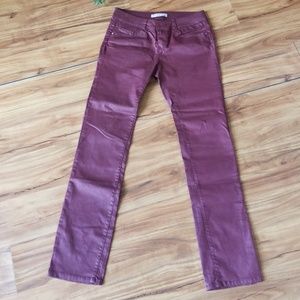 Cache Cache Maroon skinny pants